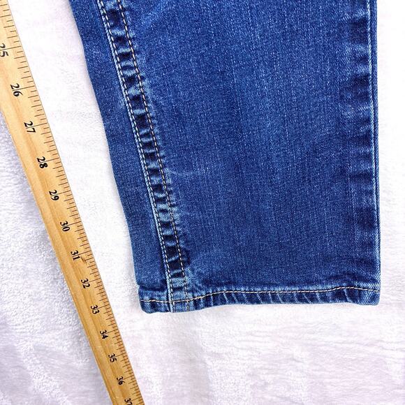 Ariat M7 Rocker Straight Jeans Men 30x36 (30x34) Salton Faded Whiskered Western - Picture 10 of 14